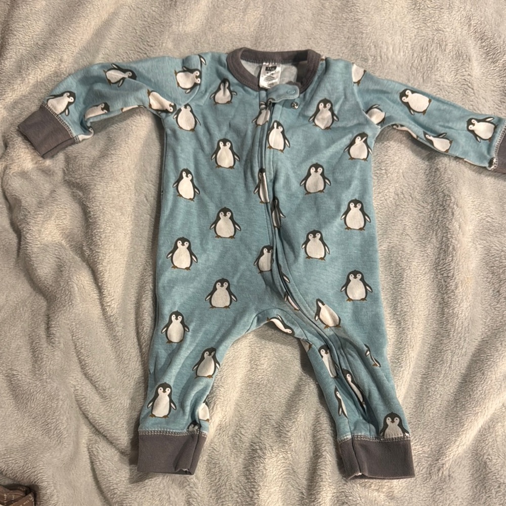 Penguin Print Kids One Piece